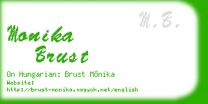 monika brust business card